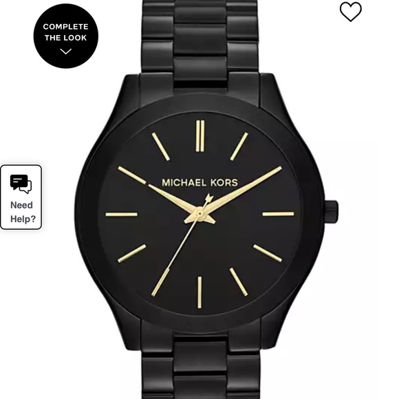 Michael Kors Black Unisex 42mm watch